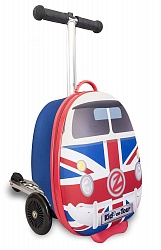 Самокат-чемодан Union Jack Journeys 15", 21 литр (Zinc, ZC04099) - миниатюра